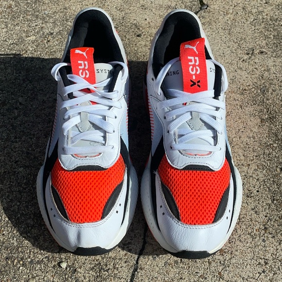 Puma RS-X Reinvention 'Red Blast' White Black Running System!!!! NO INSOLE - Picture 9 of 11